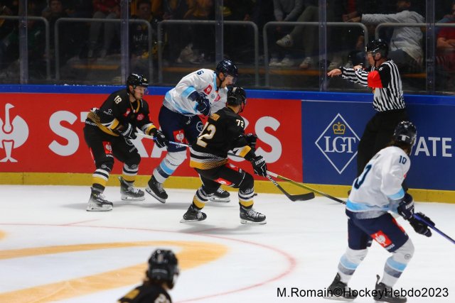 Photo hockey match Rouen - Ingolstadt  le 30/08/2023