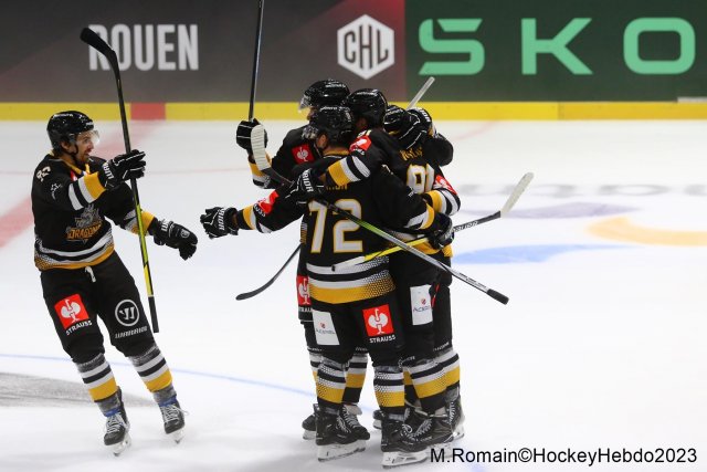 Photo hockey match Rouen - Ingolstadt  le 30/08/2023