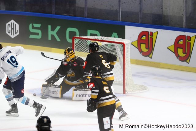 Photo hockey match Rouen - Ingolstadt  le 30/08/2023