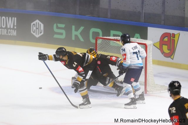 Photo hockey match Rouen - Ingolstadt  le 30/08/2023
