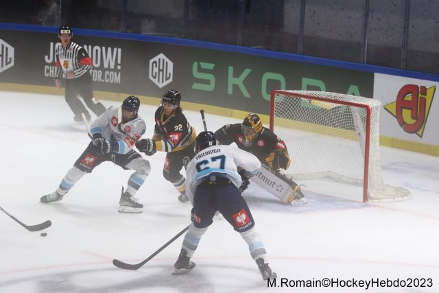 Photo hockey match Rouen - Ingolstadt  le 30/08/2023