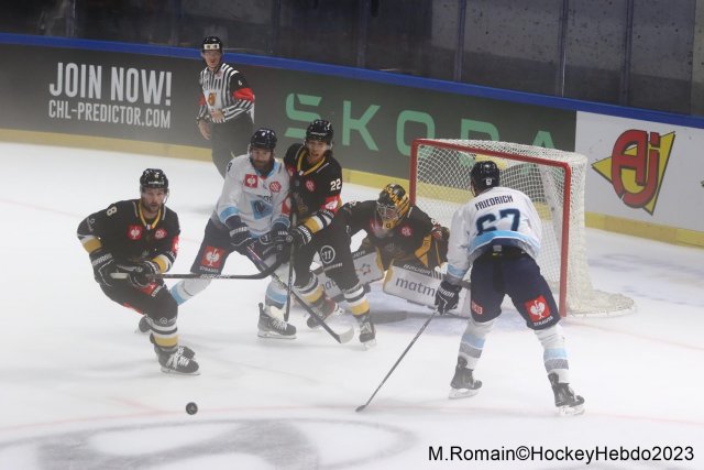 Photo hockey match Rouen - Ingolstadt  le 30/08/2023