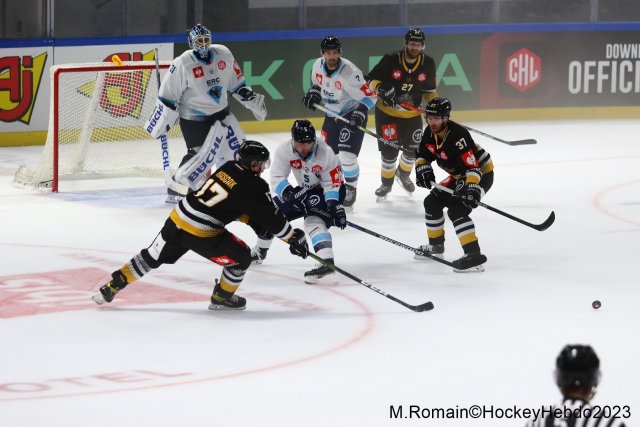 Photo hockey match Rouen - Ingolstadt  le 30/08/2023