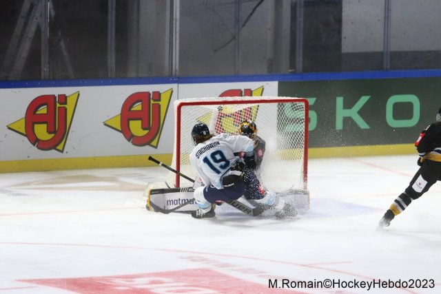 Photo hockey match Rouen - Ingolstadt  le 30/08/2023