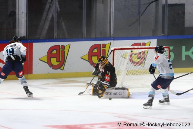 Photo hockey match Rouen - Ingolstadt  le 30/08/2023