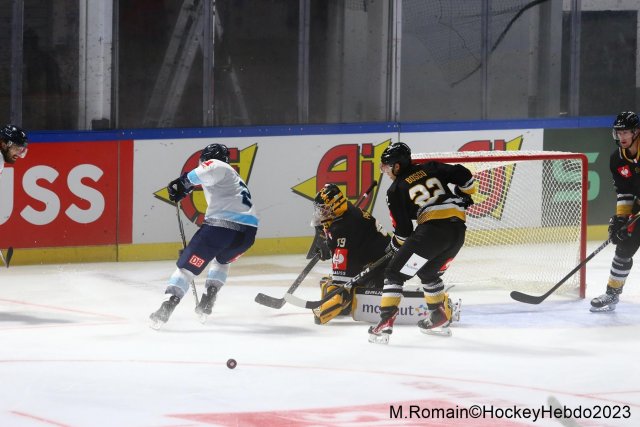 Photo hockey match Rouen - Ingolstadt  le 30/08/2023