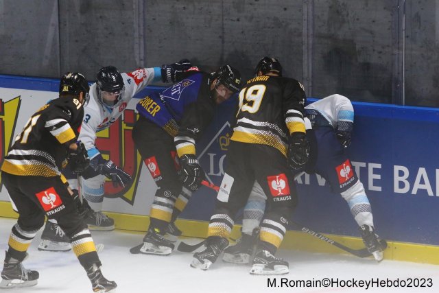 Photo hockey match Rouen - Ingolstadt  le 30/08/2023