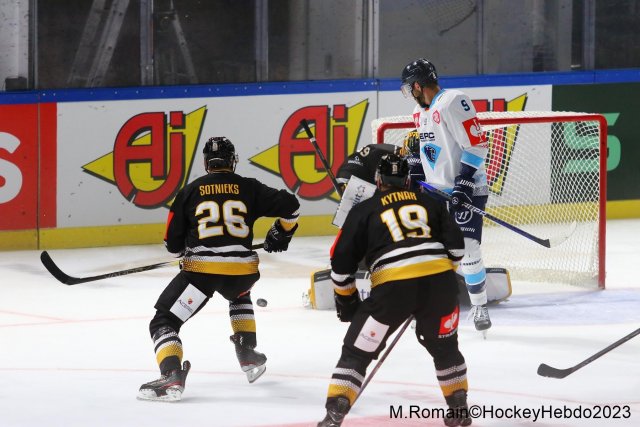 Photo hockey match Rouen - Ingolstadt  le 30/08/2023