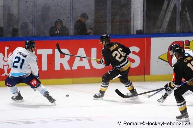 Photo hockey match Rouen - Ingolstadt  le 30/08/2023