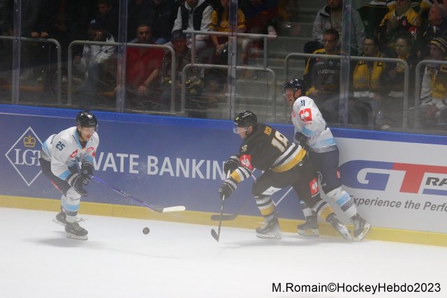 Photo hockey match Rouen - Ingolstadt  le 30/08/2023