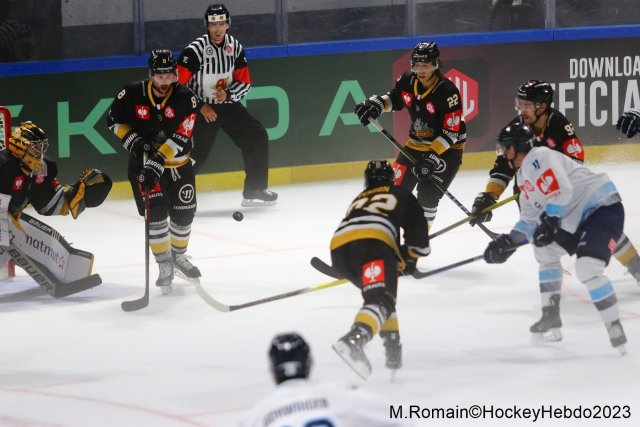 Photo hockey match Rouen - Ingolstadt  le 30/08/2023
