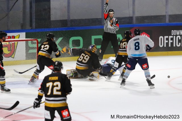 Photo hockey match Rouen - Ingolstadt  le 30/08/2023