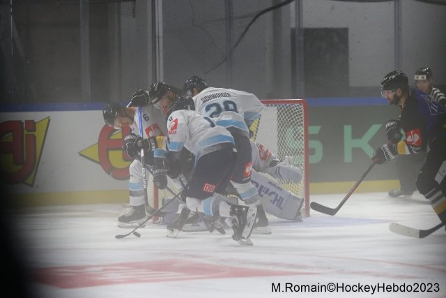 Photo hockey match Rouen - Ingolstadt  le 30/08/2023