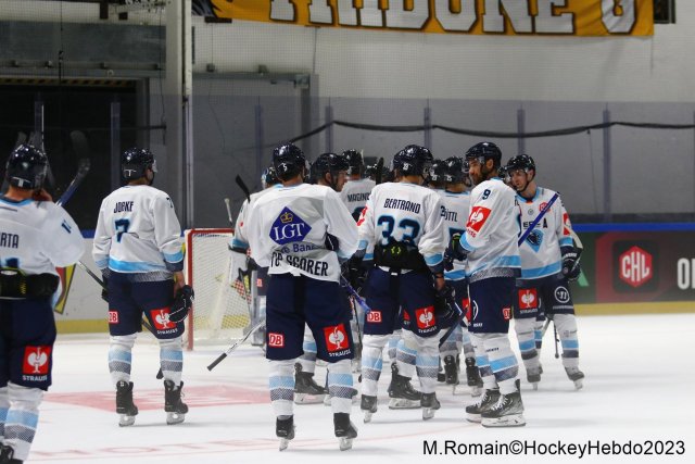 Photo hockey match Rouen - Ingolstadt  le 30/08/2023