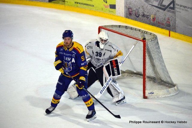 Photo hockey match Fribourg - Mikkeli le 02/09/2023