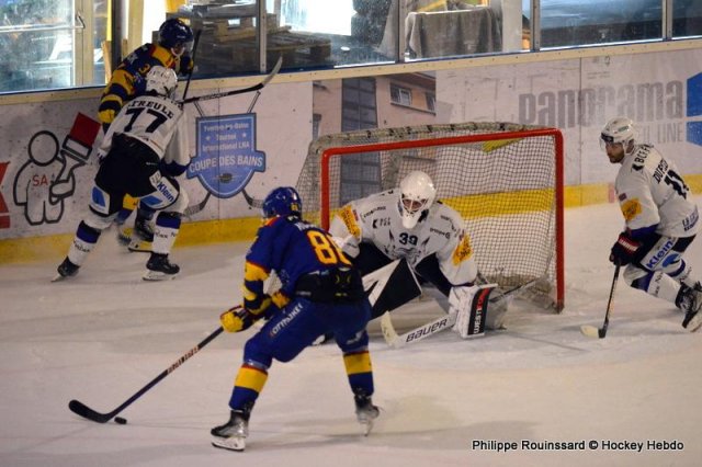 Photo hockey match Fribourg - Mikkeli le 02/09/2023