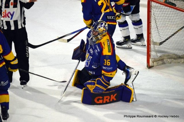 Photo hockey match Fribourg - Mikkeli le 02/09/2023
