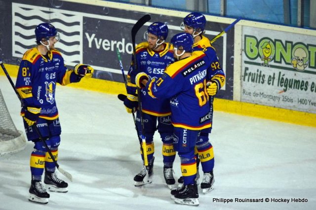 Photo hockey match Fribourg - Mikkeli le 02/09/2023