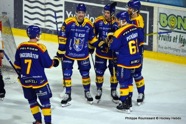 Photo hockey match Fribourg - Mikkeli le 02/09/2023
