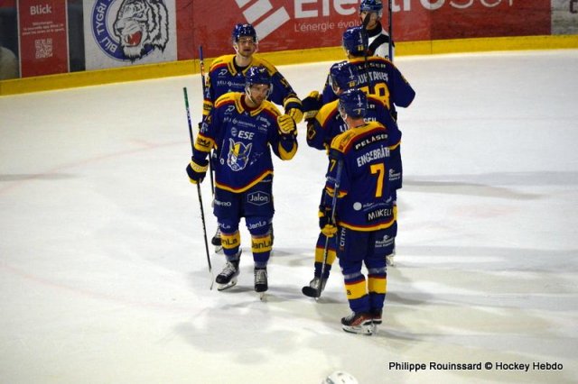 Photo hockey match Fribourg - Mikkeli le 02/09/2023