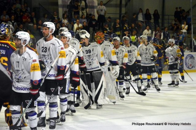 Photo hockey match Fribourg - Mikkeli le 02/09/2023