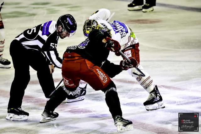 Photo hockey match Cergy-Pontoise - Grenoble  le 09/09/2023