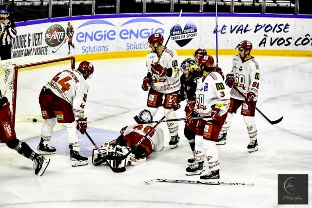 Photo hockey match Cergy-Pontoise - Grenoble  le 09/09/2023