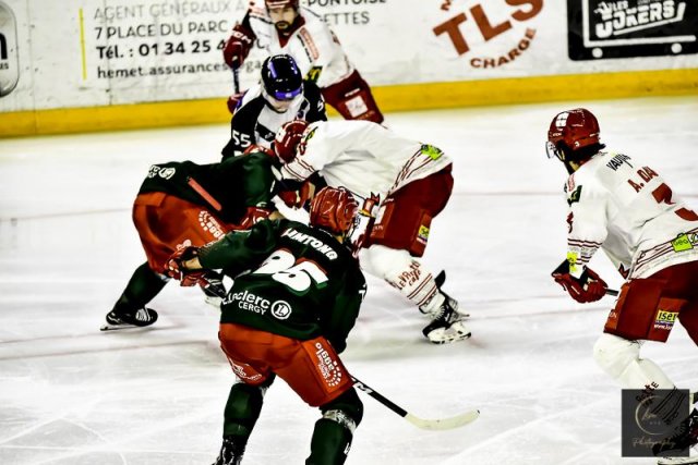 Photo hockey match Cergy-Pontoise - Grenoble  le 09/09/2023