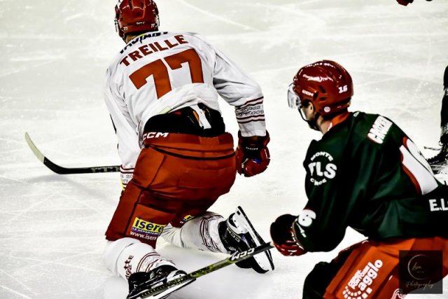 Photo hockey match Cergy-Pontoise - Grenoble  le 09/09/2023
