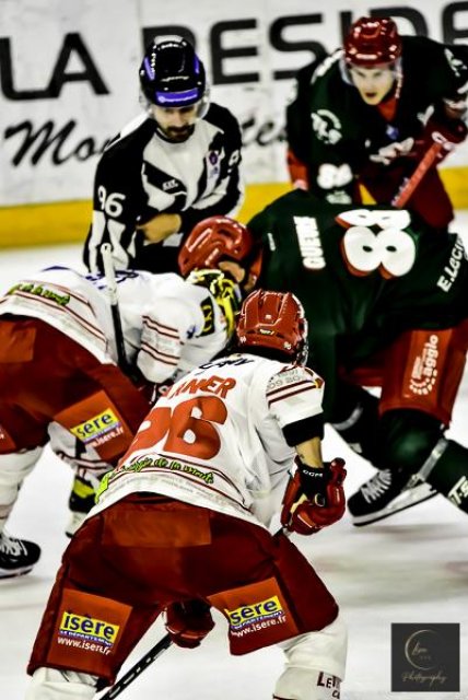 Photo hockey match Cergy-Pontoise - Grenoble  le 09/09/2023