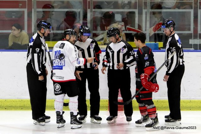 Photo hockey match Nice - Amiens  le 09/09/2023