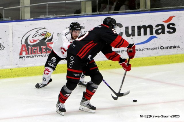 Photo hockey match Nice - Amiens  le 09/09/2023
