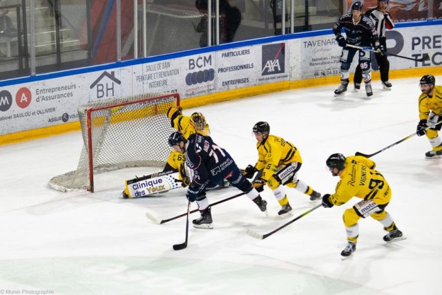 Photo hockey match Angers  - Rouen le 12/09/2023