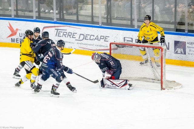 Photo hockey match Angers  - Rouen le 12/09/2023