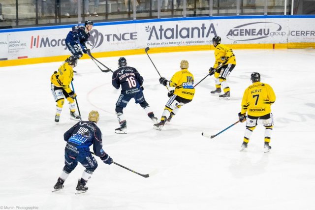 Photo hockey match Angers  - Rouen le 12/09/2023