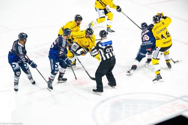 Photo hockey match Angers  - Rouen le 12/09/2023