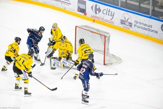 Photo hockey match Angers  - Rouen le 12/09/2023