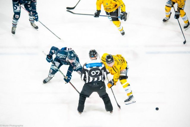 Photo hockey match Angers  - Rouen le 12/09/2023