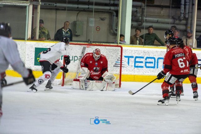 Photo hockey match Chamonix  - Amiens  le 15/09/2023