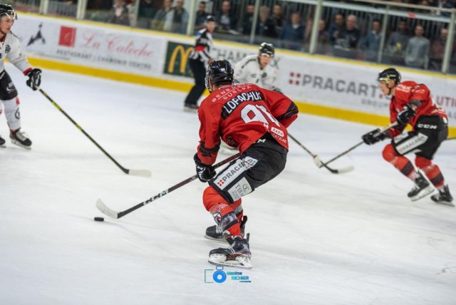 Photo hockey match Chamonix  - Amiens  le 15/09/2023