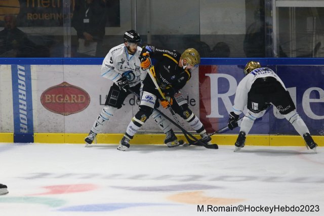 Photo hockey match Rouen - Marseille le 15/09/2023
