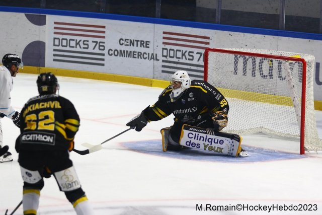 Photo hockey match Rouen - Marseille le 15/09/2023