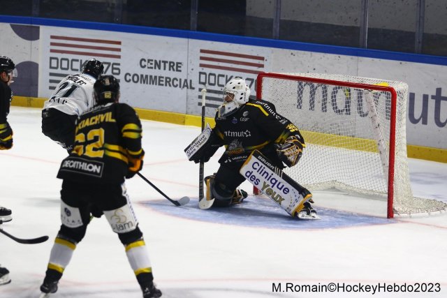Photo hockey match Rouen - Marseille le 15/09/2023