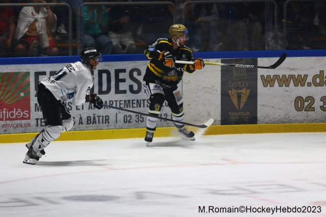 Photo hockey match Rouen - Marseille le 15/09/2023