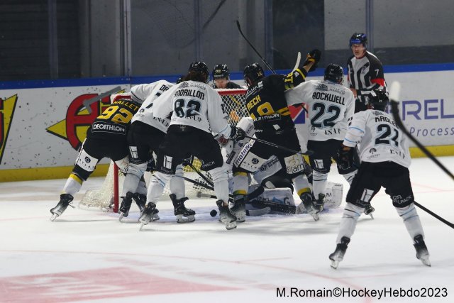 Photo hockey match Rouen - Marseille le 15/09/2023