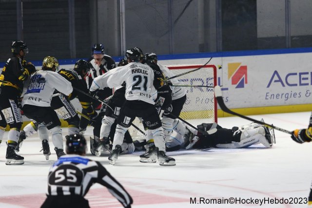 Photo hockey match Rouen - Marseille le 15/09/2023