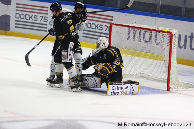 Photo hockey match Rouen - Marseille le 15/09/2023