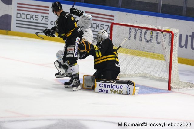 Photo hockey match Rouen - Marseille le 15/09/2023
