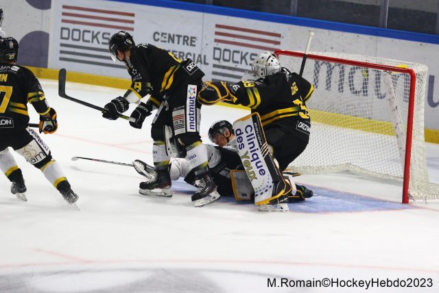 Photo hockey match Rouen - Marseille le 15/09/2023