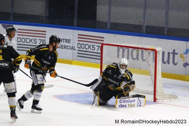 Photo hockey match Rouen - Marseille le 15/09/2023
